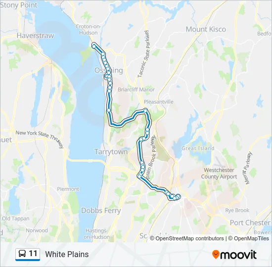 11 Bus Line Map