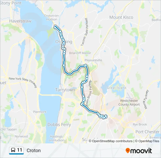 11 Bus Line Map