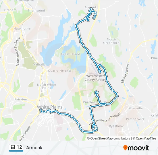 12 Bus Line Map