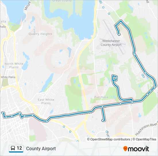 12 Bus Line Map