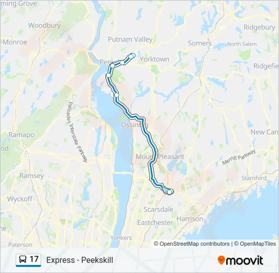 17 Bus Line Map