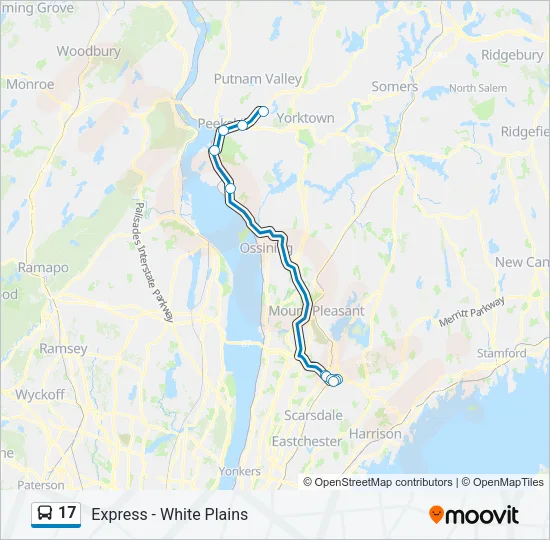 17 Bus Line Map