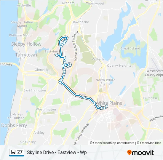 27 Bus Line Map