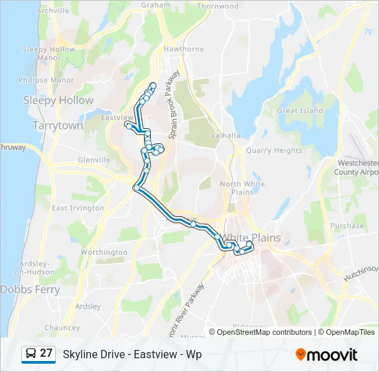 27 Bus Line Map