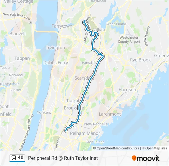 Ny Rt. 40 Map 40 Route: Schedules, Stops & Maps - Peripheral Rd @ Ruth Taylor Inst ...