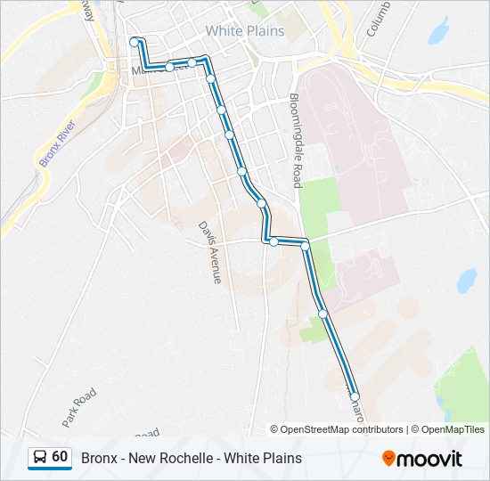 Mapa de 60 de autobús