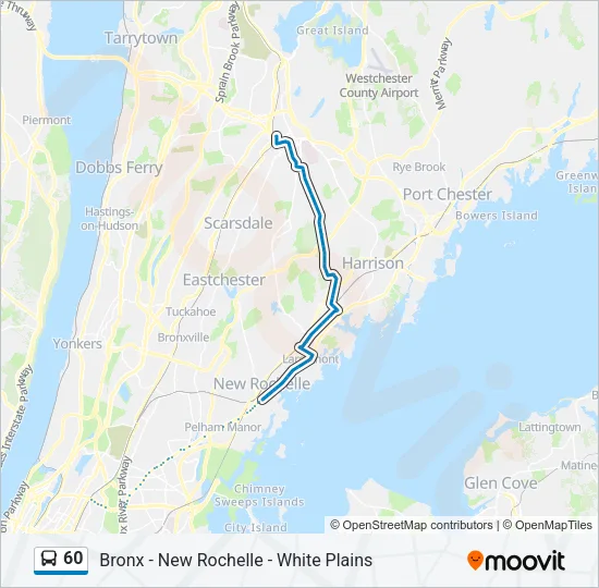 60 Bus Line Map