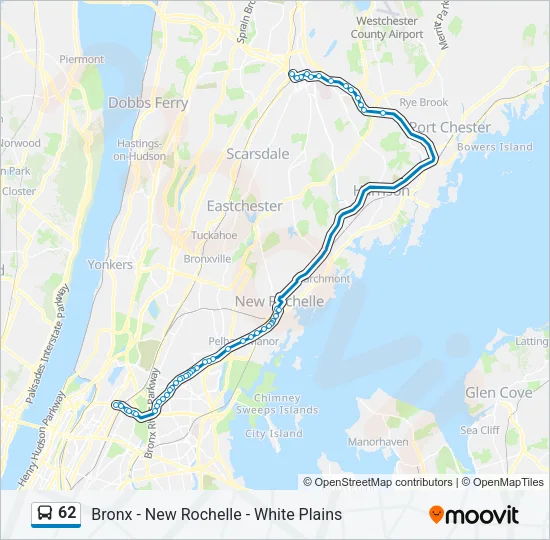 62 Bus Line Map