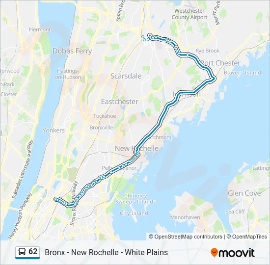 62 Bus Line Map