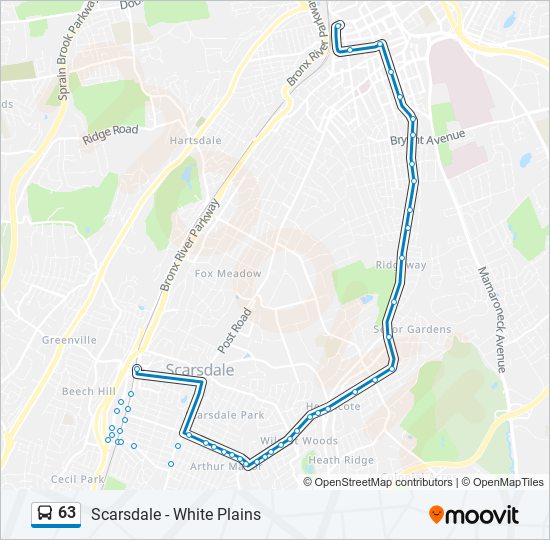 63 Route Schedules, Stops & Maps White Plains (Updated)