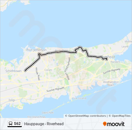 s62 Route Schedules, Stops & Maps Smith Haven Mall (Updated)