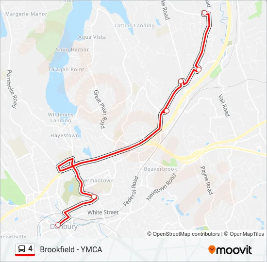 4 Bus Line Map