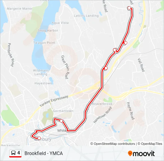 4 Bus Line Map