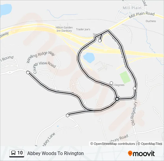 10 Bus Line Map