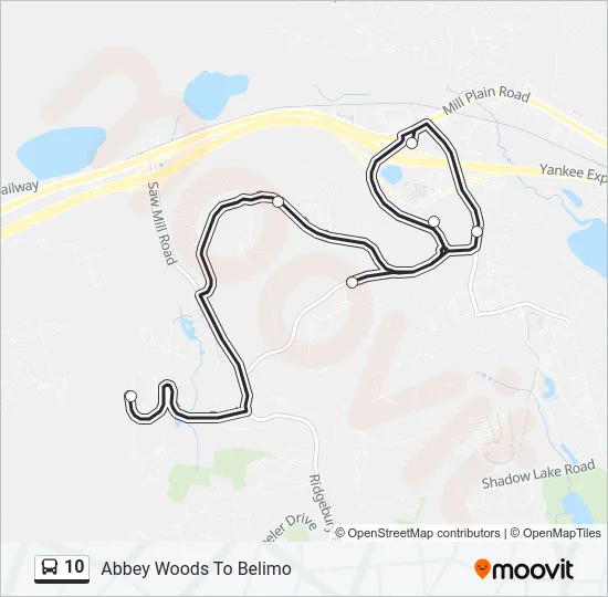 10 Bus Line Map