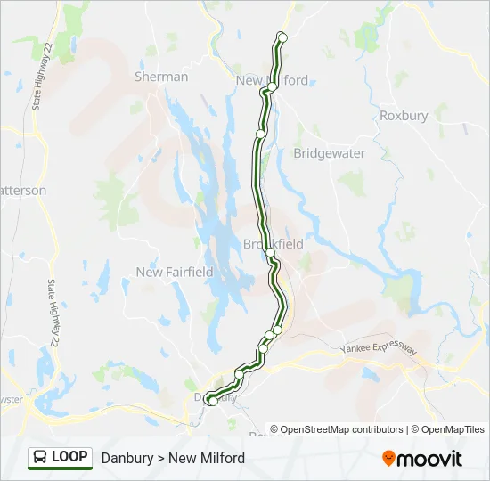 LOOP Bus Line Map