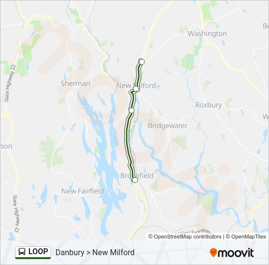 LOOP Bus Line Map