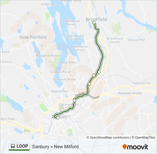 LOOP Bus Line Map