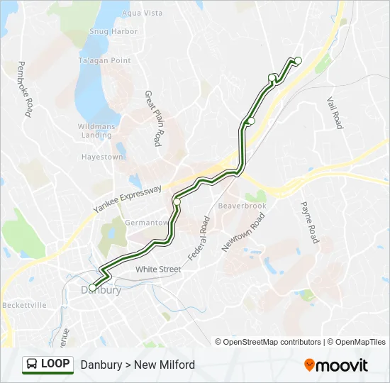 LOOP Bus Line Map