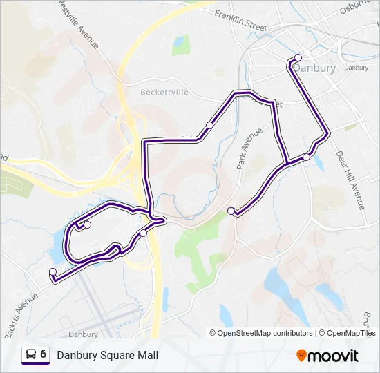 6 Bus Line Map