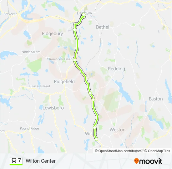 7 Bus Line Map