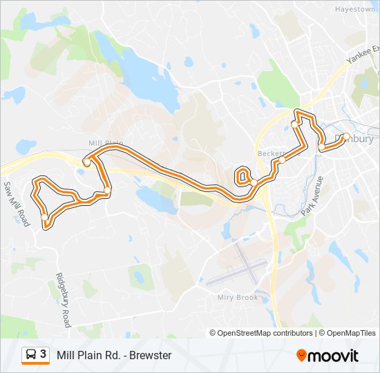 3 bus Line Map