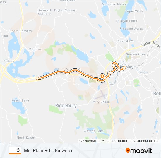 3 bus Line Map