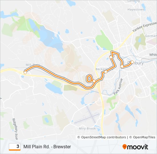 3 bus Line Map