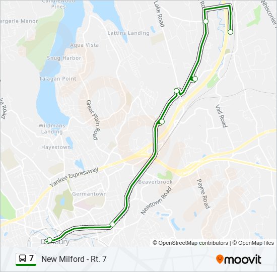 7 bus Line Map