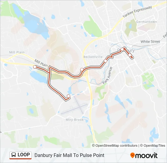 LOOP Bus Line Map
