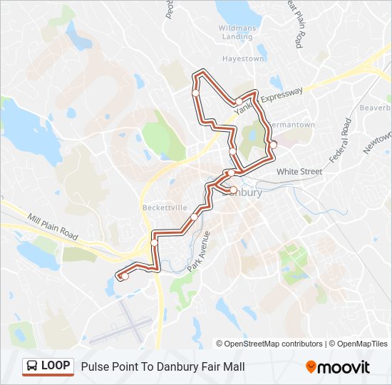LOOP Bus Line Map