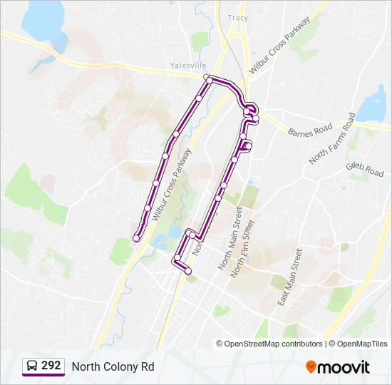 292 Bus Line Map