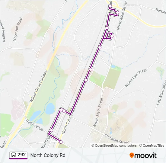 292 Bus Line Map