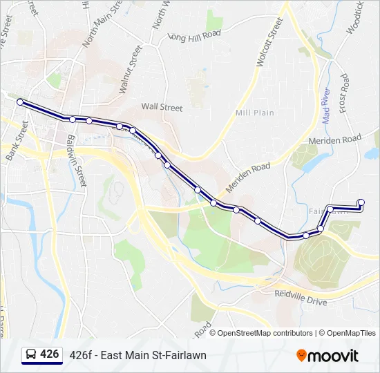 426 Bus Line Map