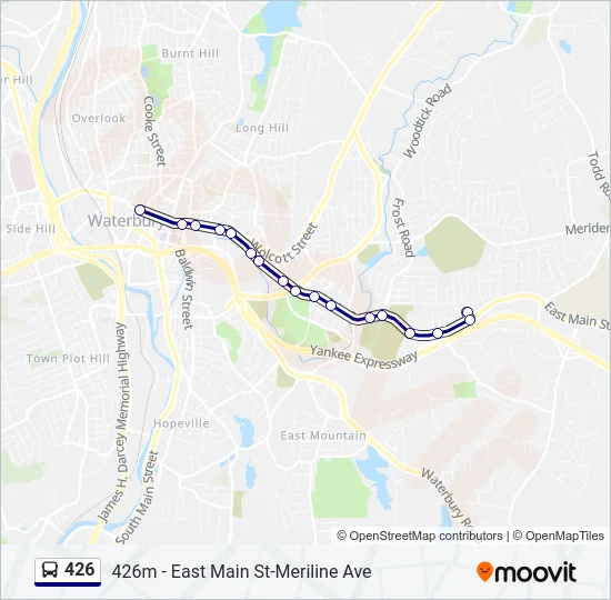 426 Bus Line Map
