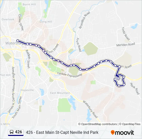 426 Bus Line Map