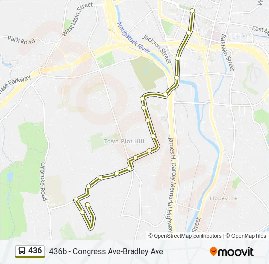 436 Bus Line Map