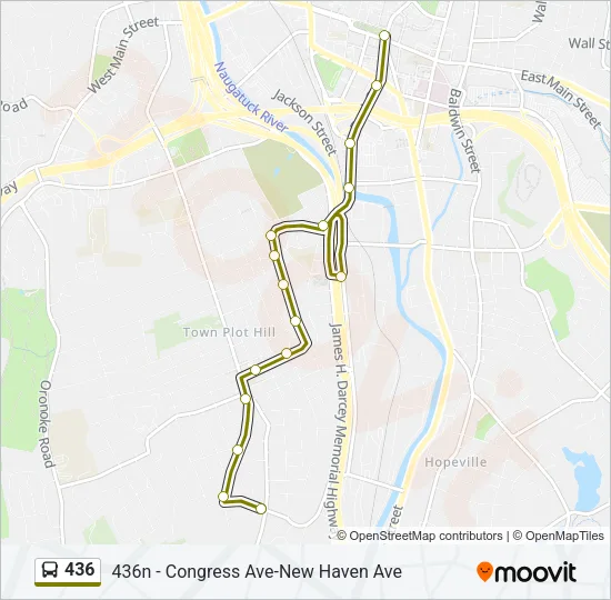 436 Bus Line Map