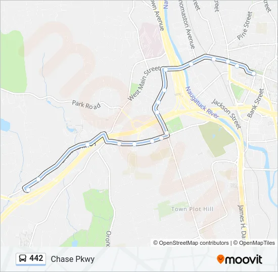 442 Bus Line Map