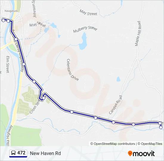 472 Bus Line Map