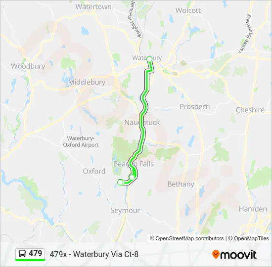 479 Bus Line Map