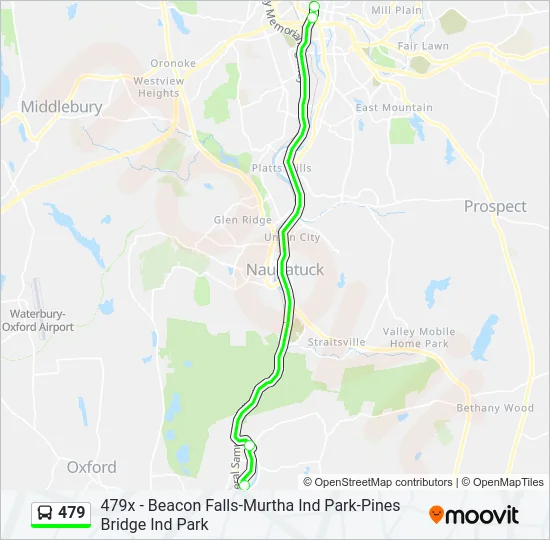 479 Bus Line Map