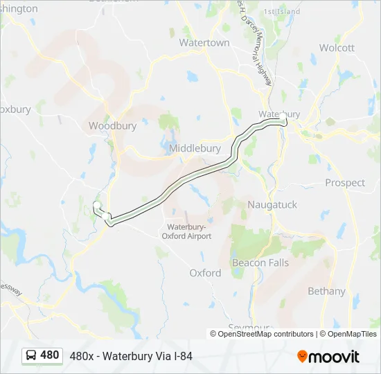 480 Bus Line Map