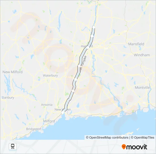 VALLEY FLYER Train Line Map