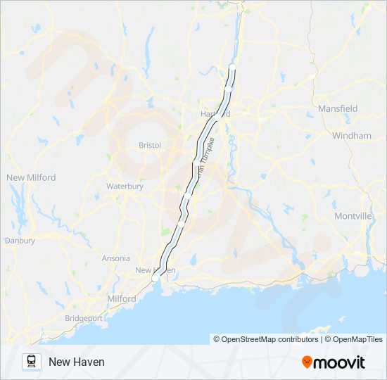 VALLEY FLYER train Line Map