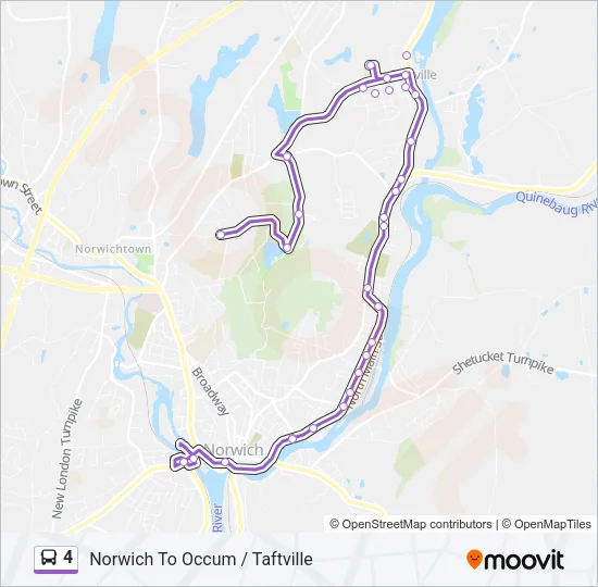 4 Bus Line Map
