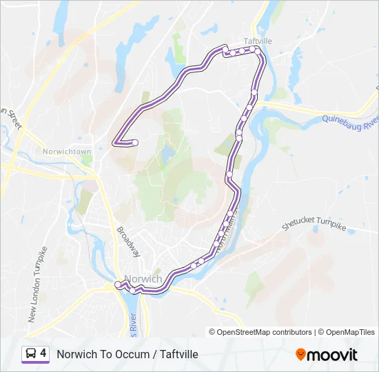 4 Bus Line Map