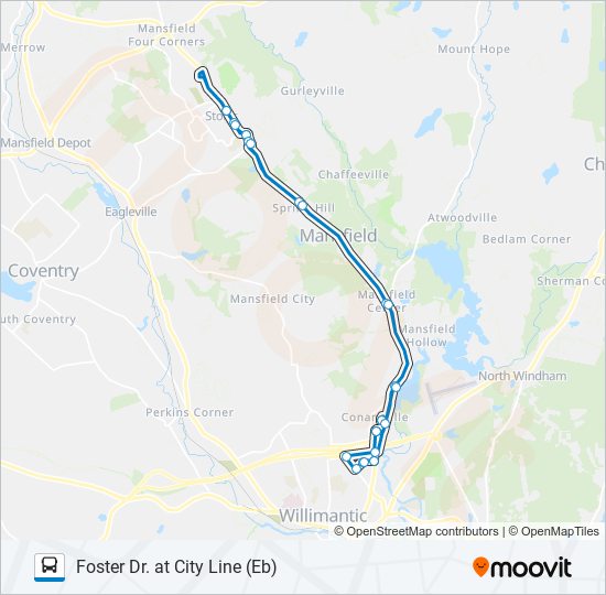 674B bus Line Map