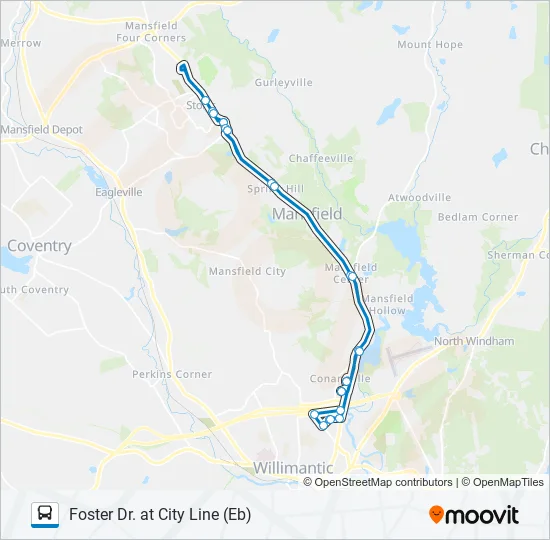 674B Bus Line Map