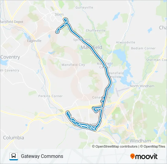 674C Bus Line Map
